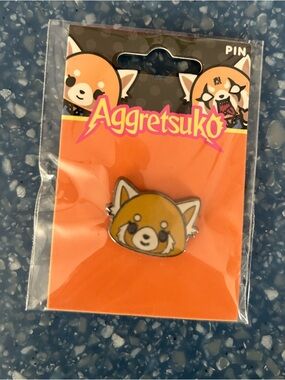 Aggretsuko Fox Pin Lapel New